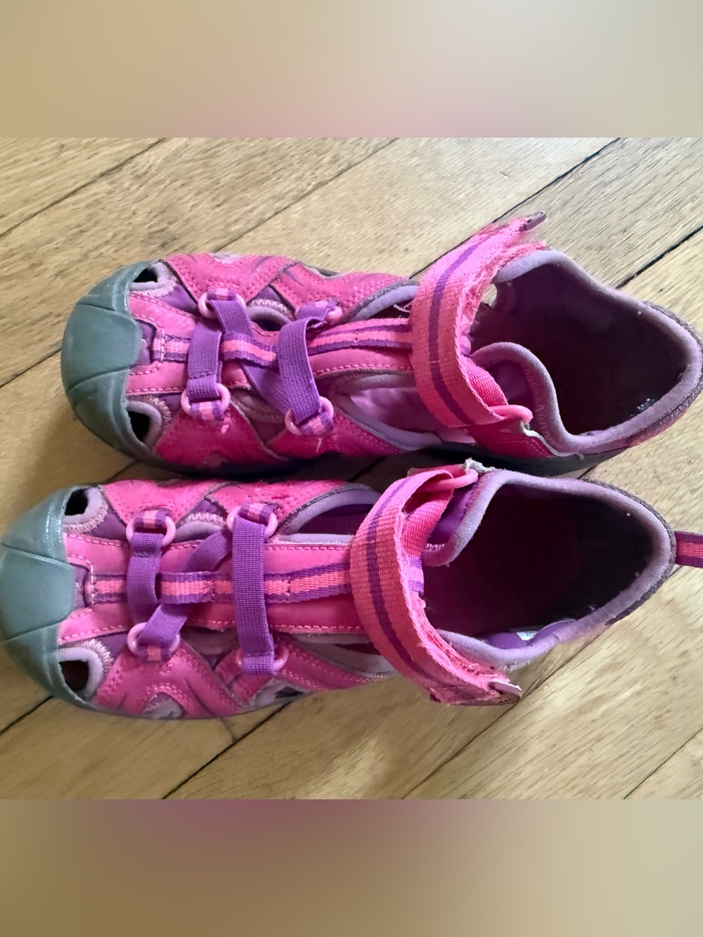 Merrell Hydro Kid's Closed Toe Camp Sandals Girls Size 2 - Picture 3 of 7